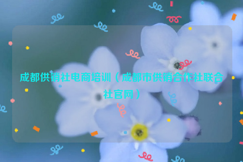 成都供销社电商培训（成都市供销合作社联合社官网）