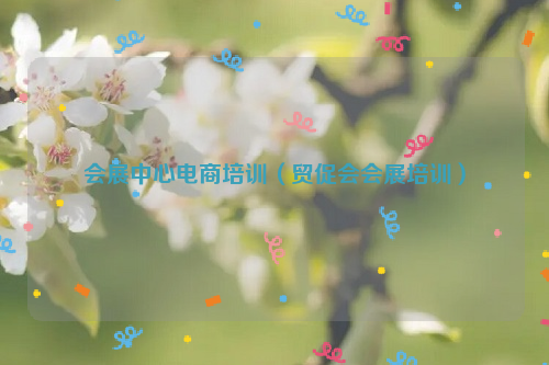 会展中心电商培训（贸促会会展培训）
