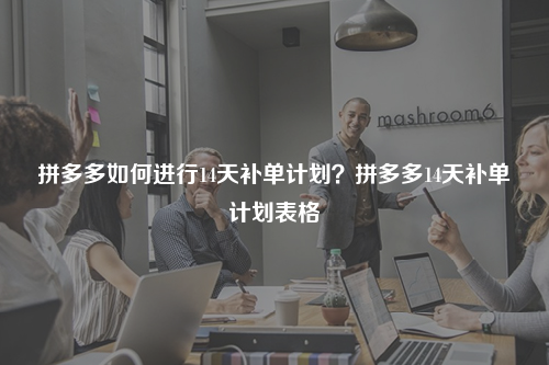拼多多如何进行14天补单计划？拼多多14天补单计划表格