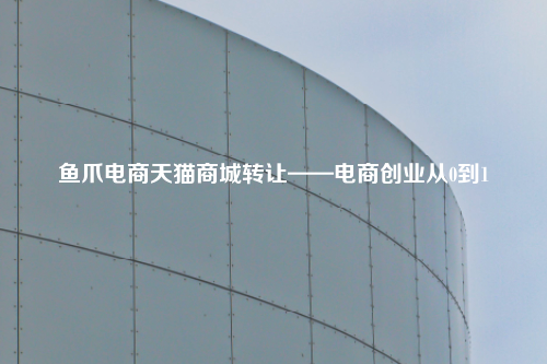 鱼爪电商天猫商城转让——电商创业从0到1