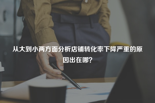 从大到小两方面分析店铺转化率下降严重的原因出在哪?