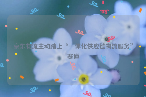 京东物流主动踏上“一体化供应链物流服务”赛道