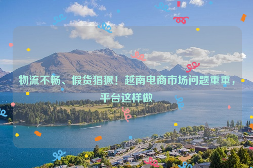 物流不畅、假货猖獗!越南电商市场问题重重,平台这样做