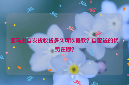 亚马逊自发货收货多久可以提款?自配送的优势在哪?